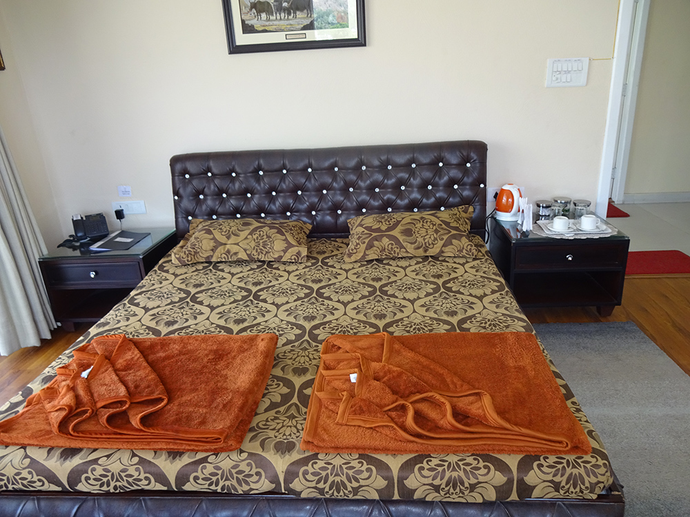 Inside the guest house