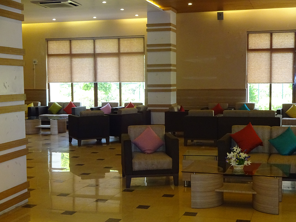 Seating in the CSI members’ lounge