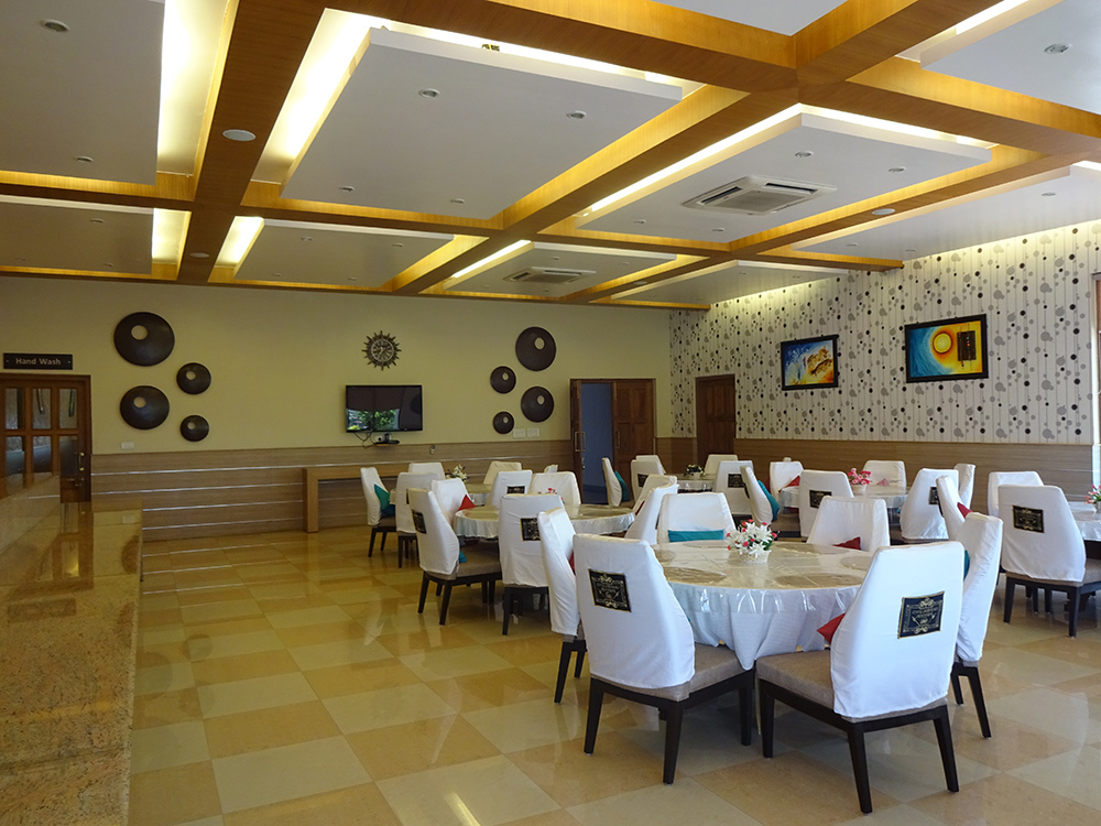 The dining room